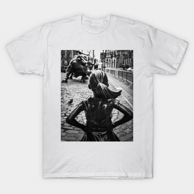 The Fearless Girl T-Shirt by goldstreet